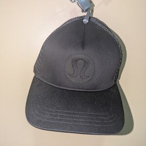 Lululemon Athletica Black Mesh Trucker Hat